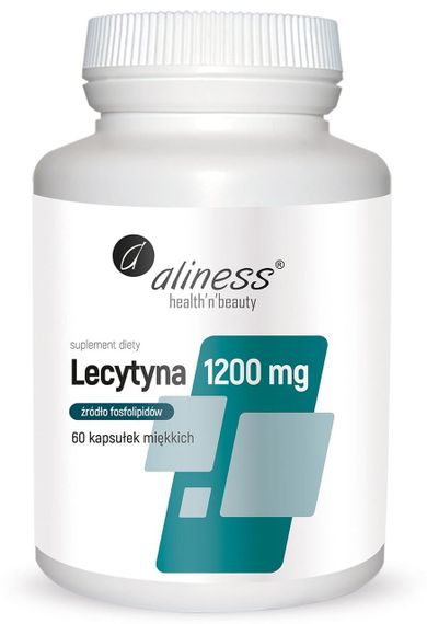 Лецитин Lecytyna Aliness 1200 mg 60 капс | Зображення 1