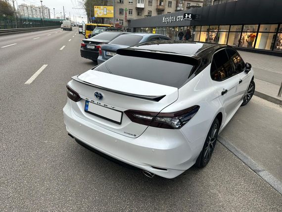 Спойлер (чорний) для Toyota Camry 2018↗ рр. | Зображення 1