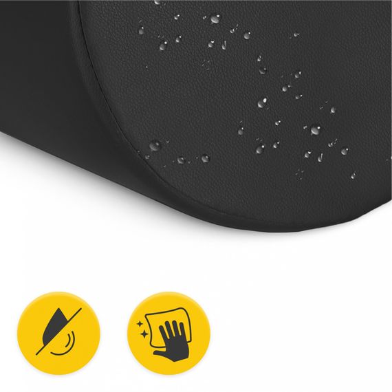 Валик для реабілітації та масажу 4FIZJO 100 x 30 см Black (P-5905973402965) | Зображення 1