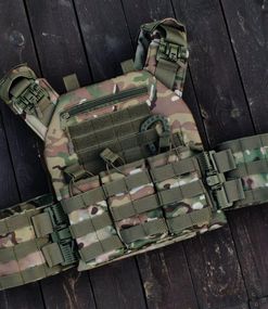 Плитоноска швидкого скидання + тройний підсумок під магазини мультикам..