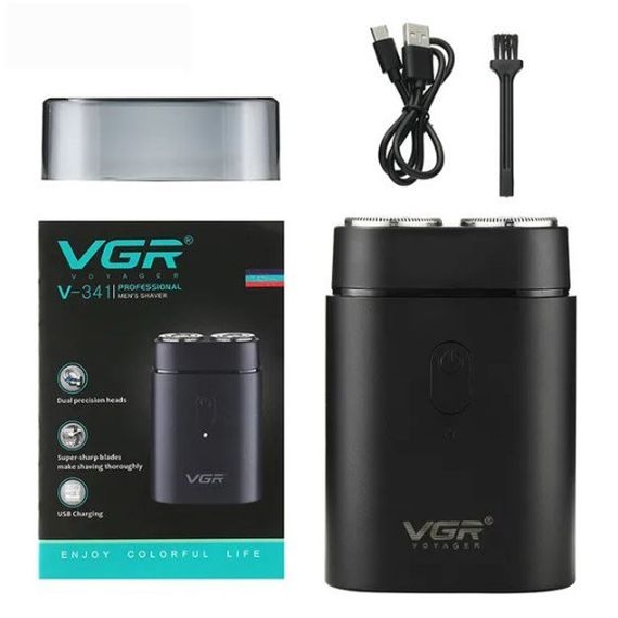 Профессиональная электробритва для дома VGR, Портативная мужская бритва на аккумуляторе SN-95 | Зображення 5