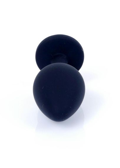 Анальна пробка - Jewellery Silicone Black Plug M Pink Sex Aura | Зображення 3