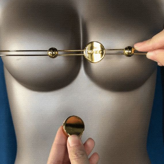 Подвійні затискачі для сосків та набір ланцюжків для клітора sexstyle | Зображення 7