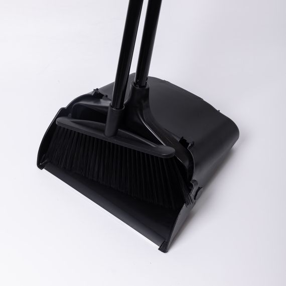 Набір віник і совок на довгій ручці для підлоги 32×29×95 (см) Чорний HP-45-2 | Зображення 6