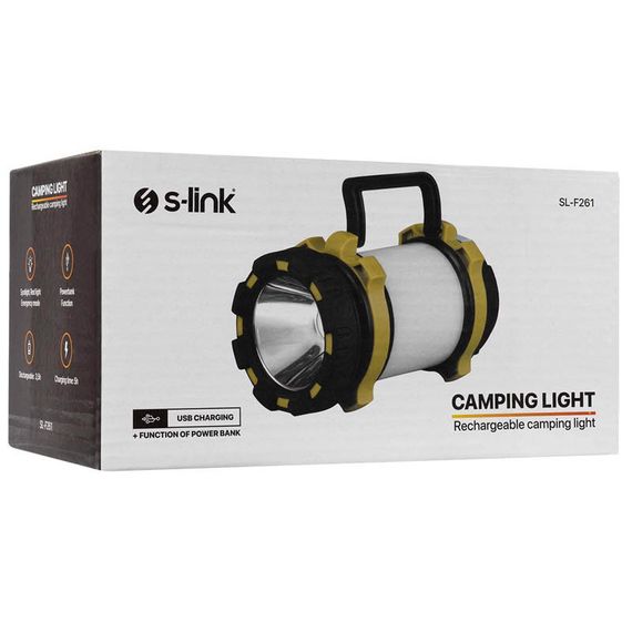 Ліхтар акумуляторний S-link SL-F261 5WLed+40 SMD+20 Red Led 3000 mAh USB+Powerbank | Зображення 4