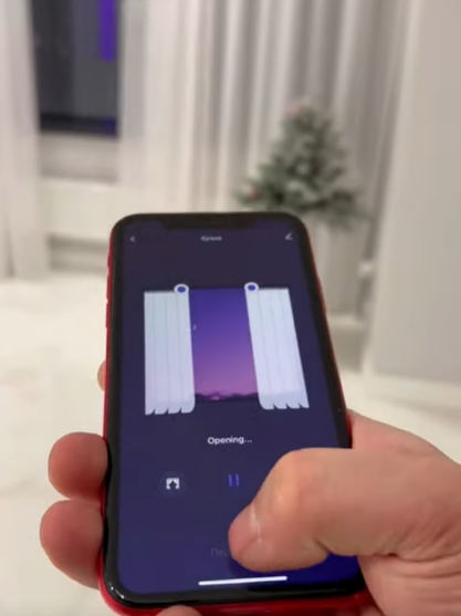 Электрокарниз для штор с встроенным Wi-Fi модулем NOVO TUYA электрошторы 550 | Зображення 3