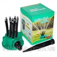 Спринклерный ороситель 360 multifunctional Water разбрызгиватель распылитель для полива газона | Зображення 3