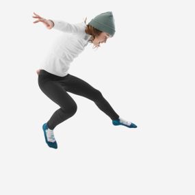 Термоштани дитячі 500 для лижного спорту чорні - 4 роки 98-104 см