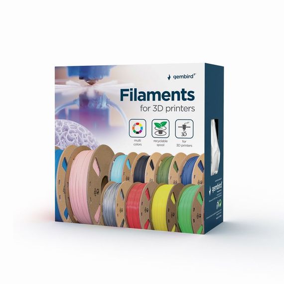 Пластиковий матеріал (филамент) для 3D-принтера 3DP-PLA1.75-01-MTNB | Зображення 1