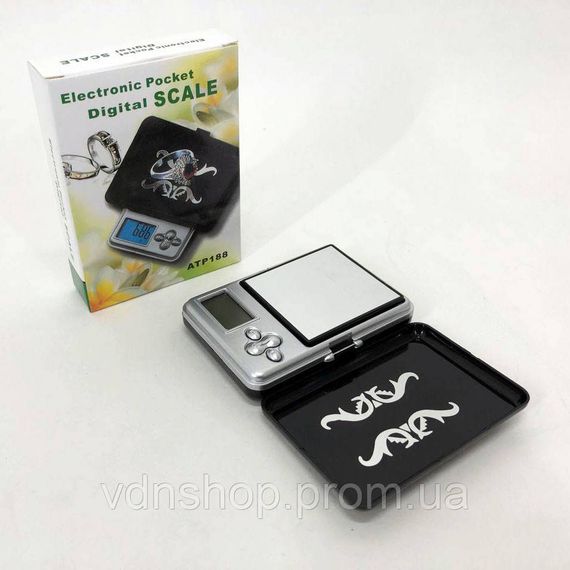 Міні-ваги Aosai AТР 188 200 грамм, Кишенькові ваги високоточні ювелірні, Ваги на золото ML-14 | Зображення 8