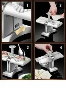 Машинка для ліплення пельменів та вареників форма для пельменів машина для виготовлення пельменів ручна MA-24 | Зображення 3