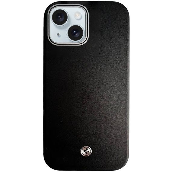 Чохол SGP PC+Leather with Magnetic Fit для Apple iPhone 15 (6.1") Black
