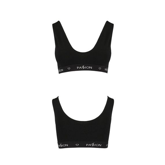 Спортивний топ з широкою гумкою Passion PS004 TOP black, size XL | Зображення 4