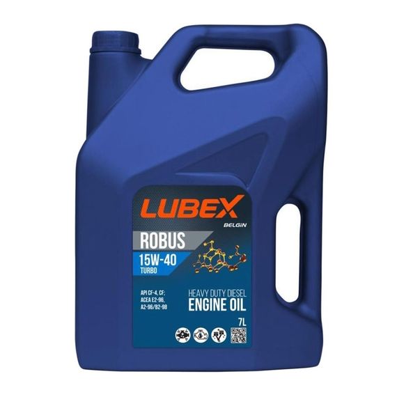 Моторна олива LUBEX ROBUS TURBO 15w40 7л (API CF-4; ACEA E2, MAN M 271; MB 228.1)