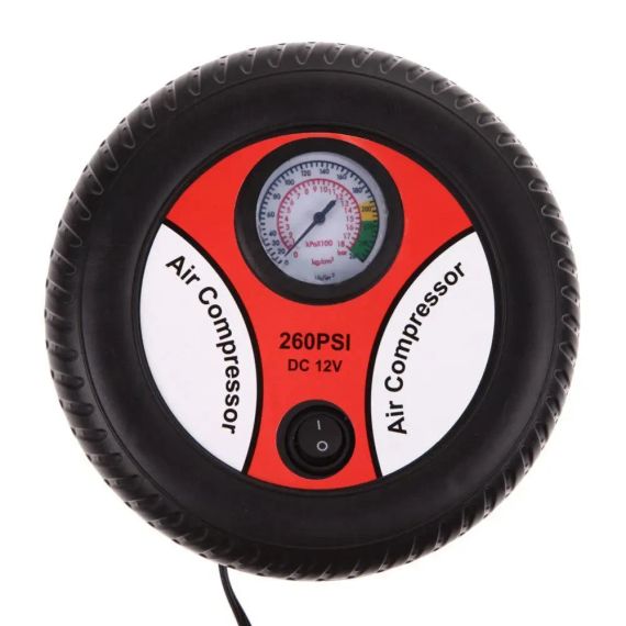 Компресор автомобільний AIR COMPRESSOR 260PSI DC-12V червоний | Зображення 1