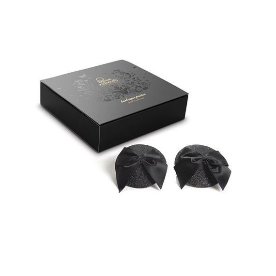Пестіс Bijoux Indiscrets Burlesque pasties GLITTER and BOW | Зображення 2
