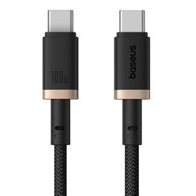 Дата кабель Baseus Dura Series Fast Charging Type-C to Type-C 100W (1m) (P10377803U01) Gold / Black