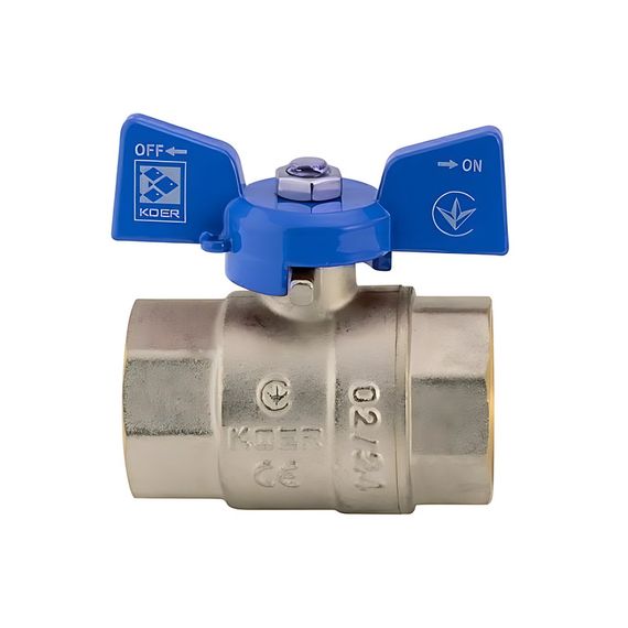 Кран шаровой Koer 1" ГГМ (KR.217.B) синий (KR2718) | Зображення 3