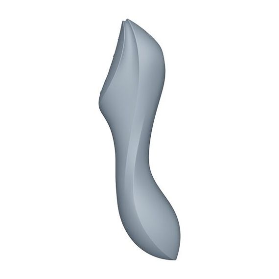 Вакуумний стимулятор з вібрацією Satisfyer Curvy Trinity 3 BlueGrey | Зображення 1