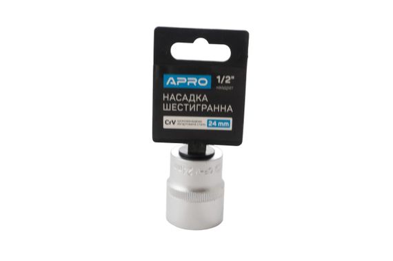Головка шестигранная Apro - 24 мм x 1/2" (252724) | Зображення 1