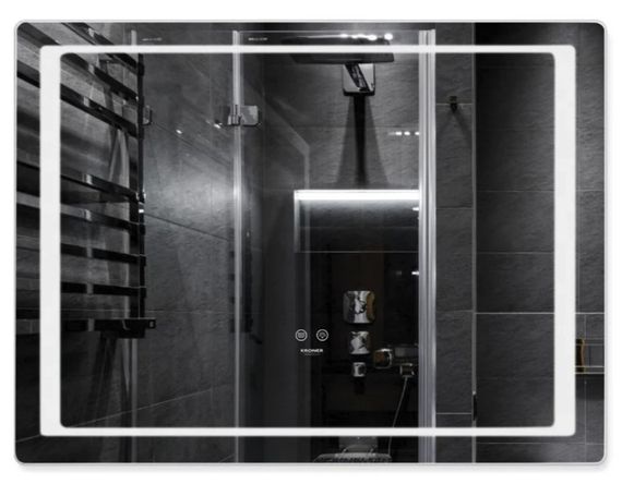 Дзеркало Kroner KRM Spiegel HR2 - 10070 з LED-підсвічуванням та антизапітнінням (CV030035)