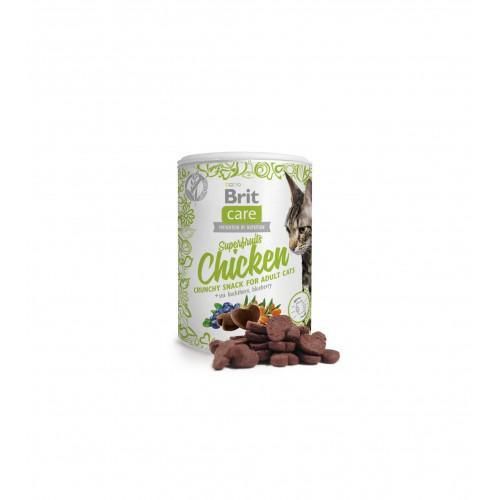 Лакомства для кошек Brit Care Cat Snack Superfruits Chicken, курица 100 г | Зображення 1