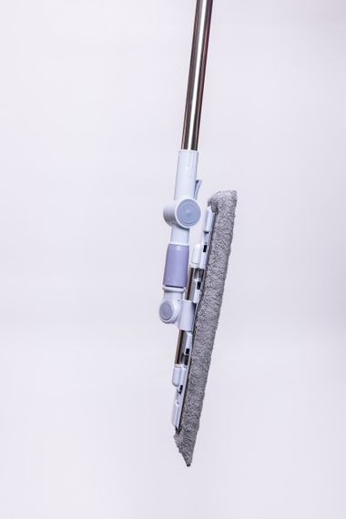 Плоска швабра для миття підлоги, стін та стелі універсальна швабра для прибирання Сірий HP-35015-35G | Зображення 2