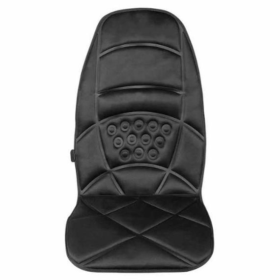 Накидка масажна з підігрівом в автомобіль 12/220V Massage JB-100C Чорна