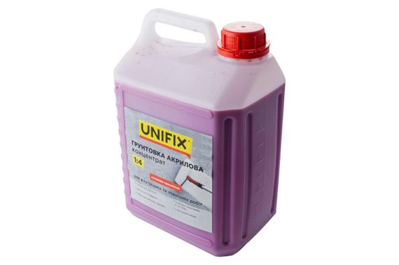 Грунтовка акриловая концентрат 1:4 глубокого проникновения 5кг (с индикатором) UNIFIX | Зображення 2