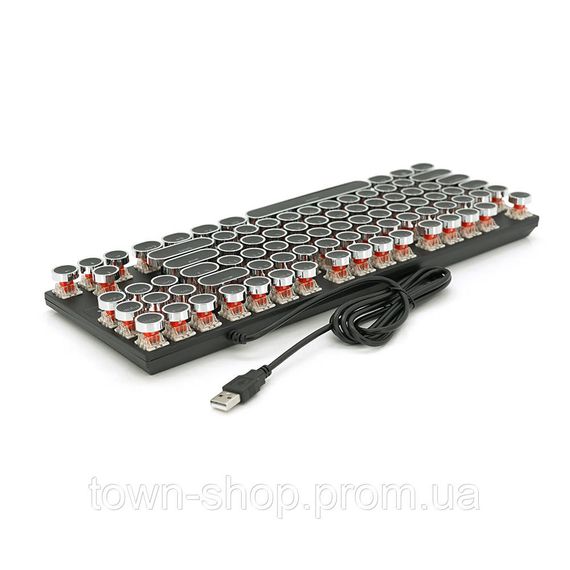 Клавиатура iMICE GK800 USB Wired (TYPE-C) , длина кабеля 100см, (Eng), White/Black, 87к | Зображення 2