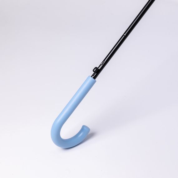 Класична дитяча парасолька-тростина напівавтомат з поліестеру міцна надійна 8 спиць діаметр 94 см Блакитний HP-23-11BL | Зображення 3