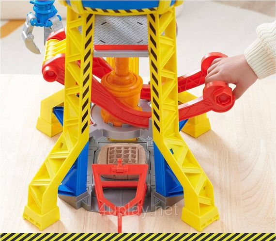 Ігровий набір Кремез і команда Підйомний кран-вежа Бухти будівельників Paw Patrol Rubble & Crew Bark Yard Crane Tower | Зображення 6