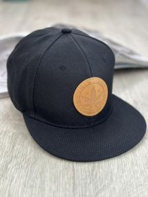 Кепка снепбек (Snapback)  з коноплею Чорний  56-61р (9060)