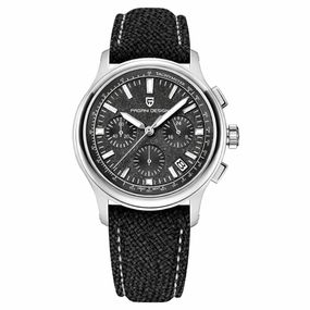 Чоловічий годинник Pagani Design PD-1781 Black-Silver-Black