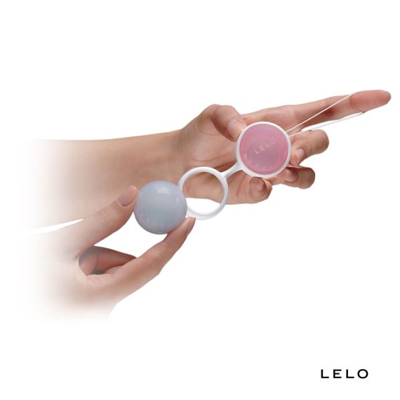 Набір вагінальних кульок LELO Beads Mini, діаметр 2,9 см, змінне навантаження, 2х28 та 2х37 г | Зображення 1
