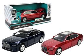 Машина металева 68730 1:32 BMW I7, на батарейки, світло, звук, відкриваються двері, капот, багажник, у коробці 20x9x9 см АВТОПРОМ