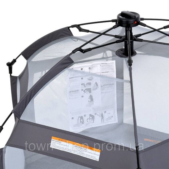 Детская платка манеж MR 1515 Platinum Grey 140х124х110 см | Зображення 2