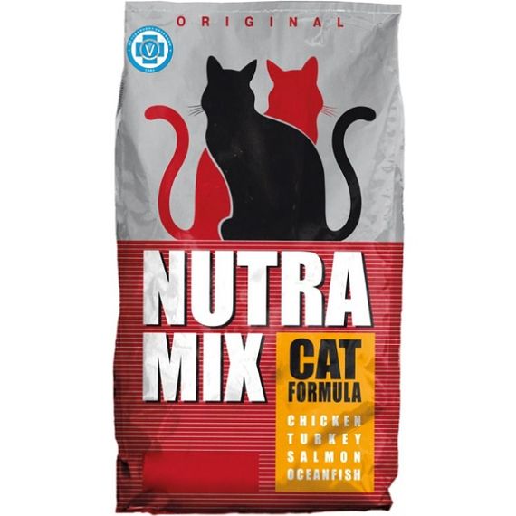 NutraMix ORIGINAL Super Premium. Курятина, индейка, лосось, океаническая рыба и креветки, тунец, печенка 9кг