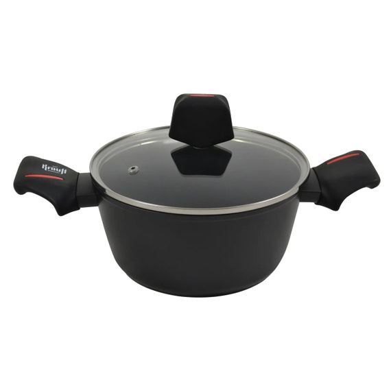 Кастрюля Krauff Smart Fry 25-45-159, 2.3 л, 20 см, алюминиевая с крышкой и антипригарным покрытием | Зображення 1