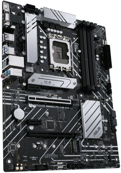 Материнcька плата ASUS  PRIME B660-PLUS D4 s1700 B660 4xDDR4 M.2 HDMI DP D-Sub ATX (90MB18X0-M1EAY0) | Зображення 4