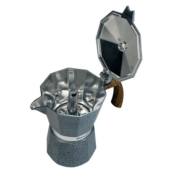Гейзерна кавоварка Magio MG-1012 450 мл, кавоварка для дому, турка гейзерна для кави, кавник гейзерний | Зображення 3