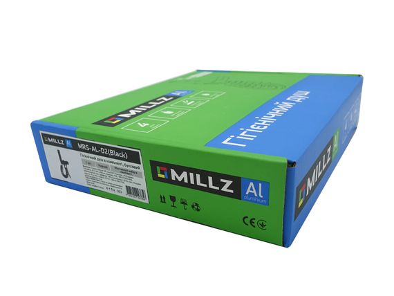 Змішувач для гігієнічного душу кран-буксовий MILLZ чорний MRS-AL-D2(Black) 1/20 | Зображення 4