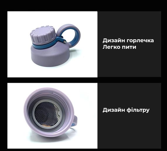 Пляшка для води CASNO 800 мл KXN-1242 Фіолетова | Зображення 2