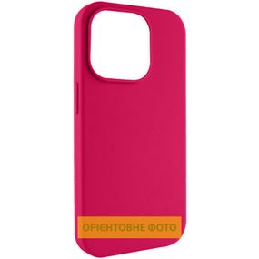 Чохол Silk (AA) NO LOGO with Magnetic Fit для Apple iPhone 17 Pro / 18 Pro (6.3") Червоний / Rose Red