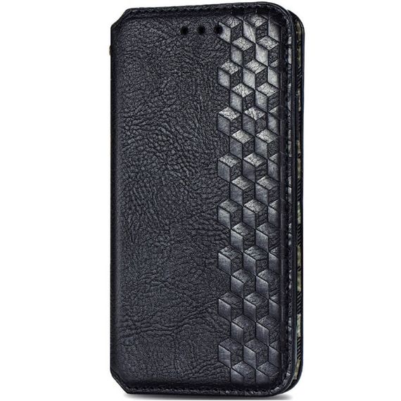 Шкіряний чохол-книжка GETMAN Cubic (PU) для Xiaomi Redmi Note 9 / Redmi 10X Чорний