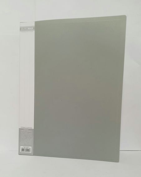 Папка пластиковая с скоросшивателем, A4 BM.3407-99 BUROMAX (4823078952097) Серый