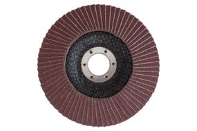 Круг лепестковый торцевой Mastertool - 125 мм x Р150 изогнутый (08-3215)