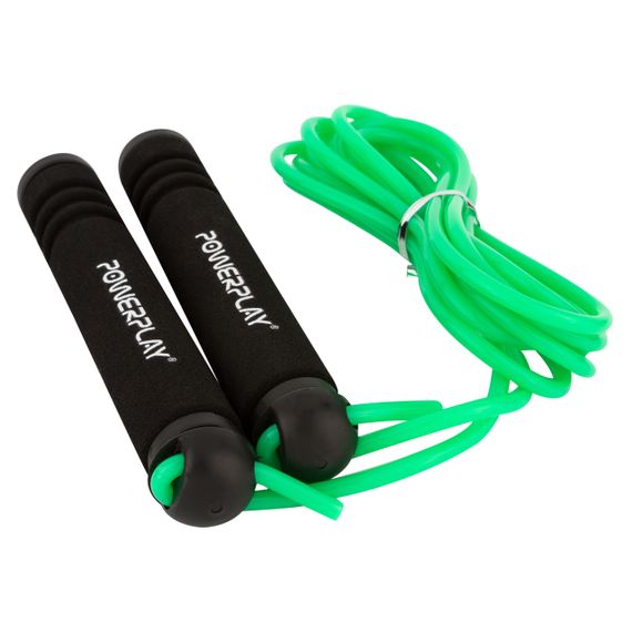 Скакалка PowerPlay 4205 Classic Plus Jump Rope Зелена (2,7m.) | Зображення 2