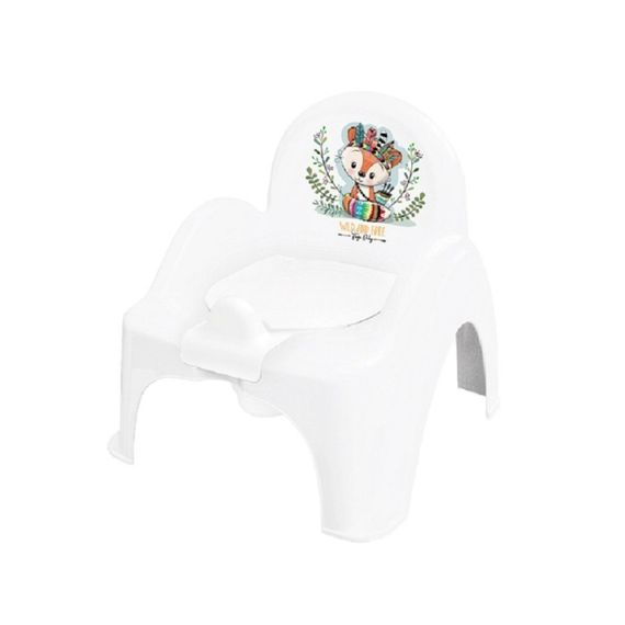 Горшок - стульчик "Дикий запад: Лисичка" Tega Baby DZ-007-103-LISEK белый