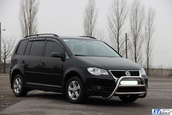 Кенгурятник WT022 (нерж) для Volkswagen Touran 2003-2010 гг | Зображення 2